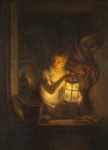 Женщина с фонарем
