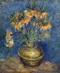 Натюрморт с цветами в бронзовой вазе