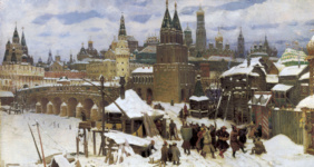 Всехсвятский каменный мост. Москва конца XVII века