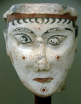 Голова женщины из акрополя в Микенах