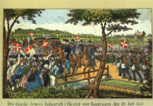 Вступление датской армии в Шлезвиг