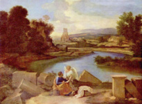 Пейзаж с евангелистом Матфеем