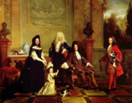 Портрет Людовика XIV и его наследников