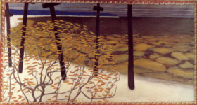 Пять крестов осенью. Эскиз для фрески мавзолея Юселиуса