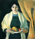 Портрет с яблоками (Портрет жены художника)