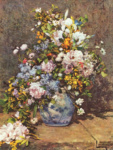 Натюрморт с большой цветочной вазой