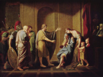 Леонид II отправляет Клеомброта в изгнание