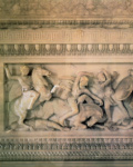Саркофаг Александра Македонского: сцена охоты (деталь)