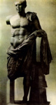 Статуя римлянина. Из храма Геркулеса в Тиволи