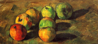 Натюрморт с семью яблоками