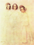 Портрет госпожи Крелингер с дочерьми Бертой и Кларой