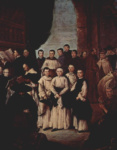 Групповой портрет венецианских монахов, каноников и членов братств