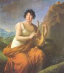 Портрет мадам де Сталь в виде Коринны