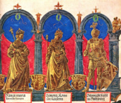 Триумфальное шествие Максимилиана: предки императора. Фрагмент