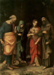 Четверо святых: св. Петр, св. Марта, св. Мария Магдалина и св. Леонгард