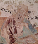Фрески Верхней церкви Сан Франческо в Ассизи, роспись свода, сцена: Св. Матфей, деталь