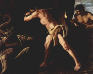 Геракл побеждает Лернейскую гидру