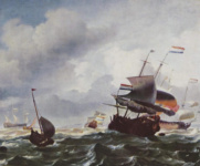 Корабли во время шторма