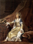 Портрет герцогини Луизы фон Шлезвиг-Холстен-Зондербург-Аугустенбург в турецком костюме
