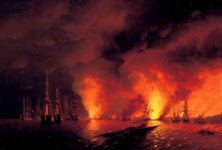 Синопский бой 18 ноября 1853 года (ночь после боя)