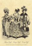 Мода 1832 года: Платья для обеда, вечера и путешествия