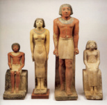 Статуи мемфисской семьи Нефер-хер-ен-Птаха по прозвищу Фифи