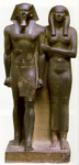 Парная статуя Микерина и царицы Хамерернебти