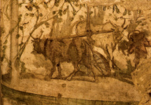 Фрагмент настенной росписи из гробницы