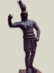 Статуэтка бога Хор в одеянии римского воина