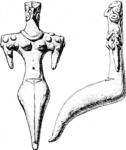 Женская статуэтка из Кара-тепе