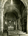 Церковь Санта-Мария в Сионес. Главный неф и хор