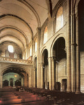 Церковь Сан Изидоро. Внутренний вид западного окончания храма