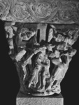 Капитель Воскресения Христова из внутреннего дворика собора Памплоны. Снятие с Креста