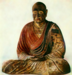 Статуя монаха Гандзина, основателя монастыря Тосёдайдзи