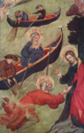 Алтарь святого Петра: Иисус поддерживает Петра при хождении по водам
