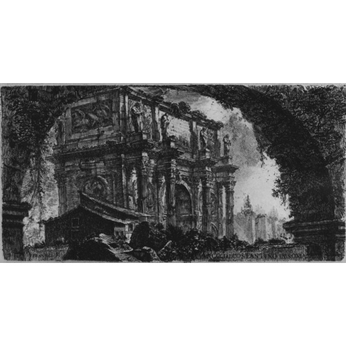 Античные римские памятники периода Республики и первых императоров. Лист 9. Триумфальная арка Константина
