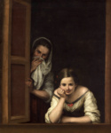 Две женщины у окна