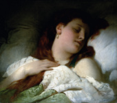 Спящая женщина