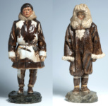 Фигуры «Чукча» и «Чукча-женщина». Серия «Народы России»