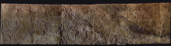 Рельеф из дворца Ашшурбанапала в Ниневии