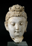 Фрагмент скульптуры. Голова Будды (бодхисаттвы?)
