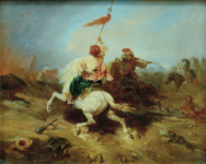 Турецкий знаменосец. Схватка между французом и турком во время Египетских походов