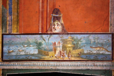 Храм Исиды. Нильские мотивы. Фрагмент росписи
