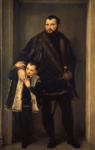 Портрет графа Джузеппо да Порто с сыном Адрианом