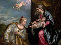 Аллегория Венеции, поклоняющейся Деве с Младенцем