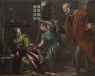 Святой Пётр посещает святую Агату в тюрьме