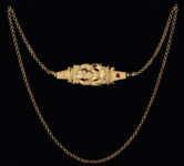 Золотая цепь с украшением в виде «узла Геракла»