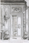Гравюра «Дверь в апартаменты баронессы де Бесенваль»