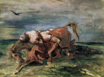 Мазепа на умирающей лошади