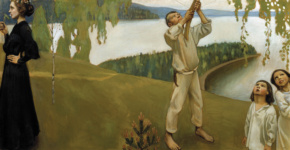 Весна. Эскиз фрески для мавзолея Юзелиуса